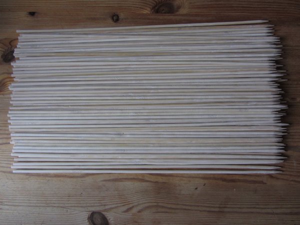 100  Bambussplittstäbe